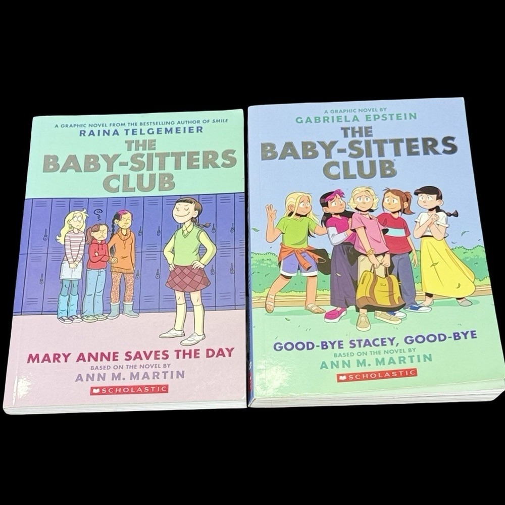 Ann M. Martin Baby-Sitters Club Graphic Novel Paperbacks #3 and #11 - Lot of 2